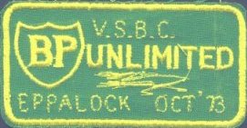 V.S.B.C Unlimited Eppalock OCT'73 Badge