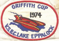Griffith Cup 1974 V.S.B.C. Lake Eppalock Badge