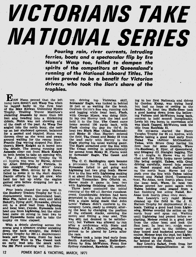 Victorians Take National Title - 1971 - by Graeme Andrews - Page 12
