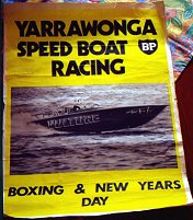 Yarrawonga Speed Boat Racing Poster