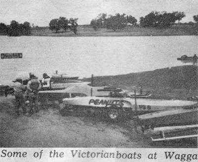Some of the Victorian boats at Wagga