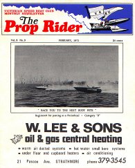 The Prop Rider front page 