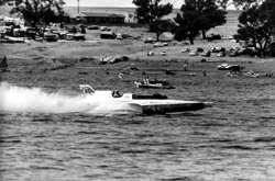 Stampede at Lake Eppalock for the 1973 Griffth Cup