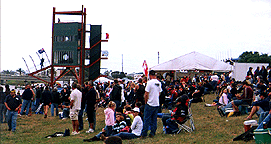 Race Tower and crowd